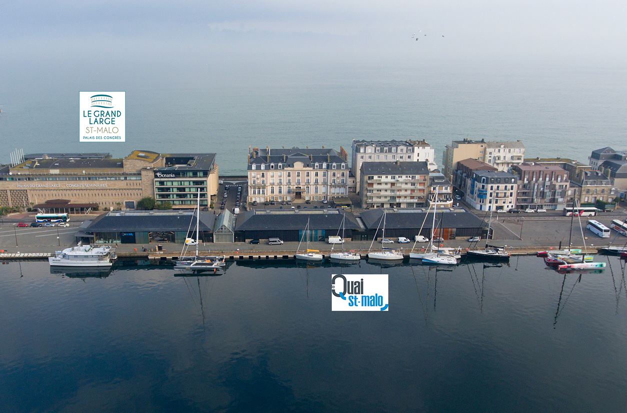 Located just across the street from the Grand Large, the Quai St-Malo is a vast, luminous structure made of wood and glass that resembles an upside-down boat hull.