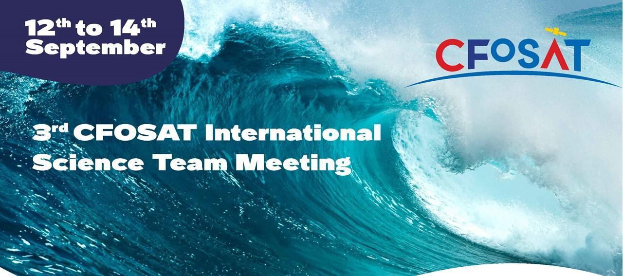 VIsuel Slide CFOSAT 3rd International Science Team Meeting  – Du 12 au 14 Septembre 2022